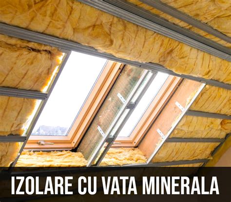 Izolatii Pod Acoperis Tavan Cu Vata Minerala Polistiren