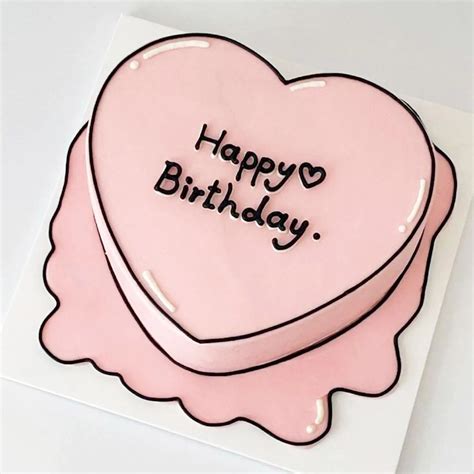 Online Cartoon Heart Red Velvet Cake 8 Portion Gift Delivery In Bahrain