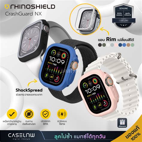 Apple Watch 9 Ultra 2 เคส Rhinoshield Crashguard Nx เคสสำหรับ Apple