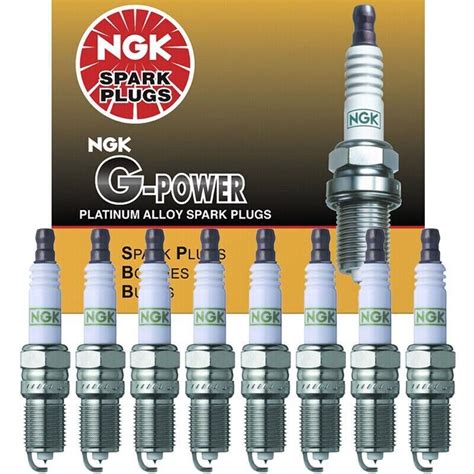 Genuine NGK G POWER Platinum Spark Plugs 3186 TR5GP Set Of 8 EBay