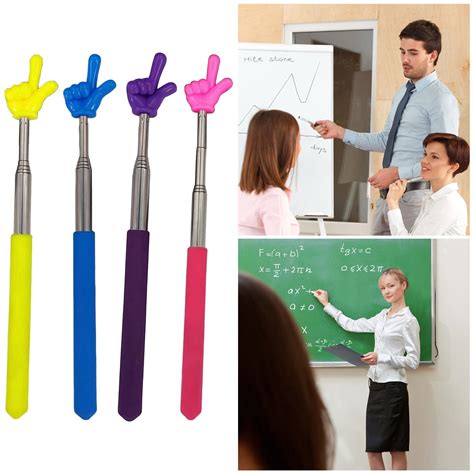 Hariumiu Retractable Whiteboard Pointer Finger Pointer Stick Telescopic ...