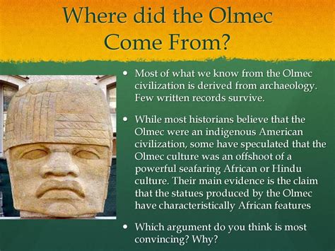 The Olmec And Andean Proto Cultures Ppt Download