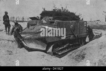 Franz Sische Panzer Wwi Stockfotografie Alamy