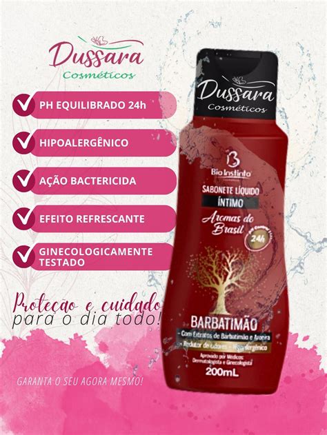 Sabonete Ntimo Aromas Do Brasil Barbatim O Ml Dussara Cosmeticos