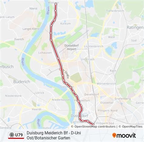 u79 Route Schedules Stops Maps Düsseldorf Hbf Updated