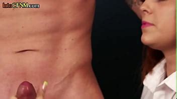 Clothed Female Naked Male MILF Officers Jerk Off Group In Steamy Police Station Orgy 05 00