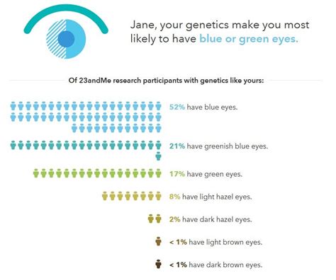 Eye color genetics : 23andme