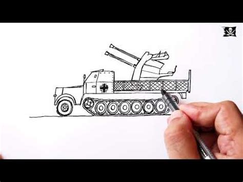 How To Draw A Military Vehicles Ww Youtube