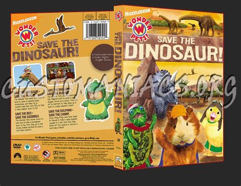 Wonder Pets Save The Dinosaur Dvd Cover Dvd Covers And Labels By