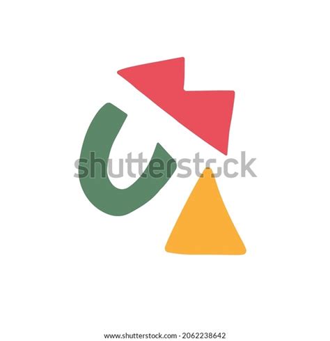 Abstract Minimalistic Vector Illustration Style Minimalism Stock Vector