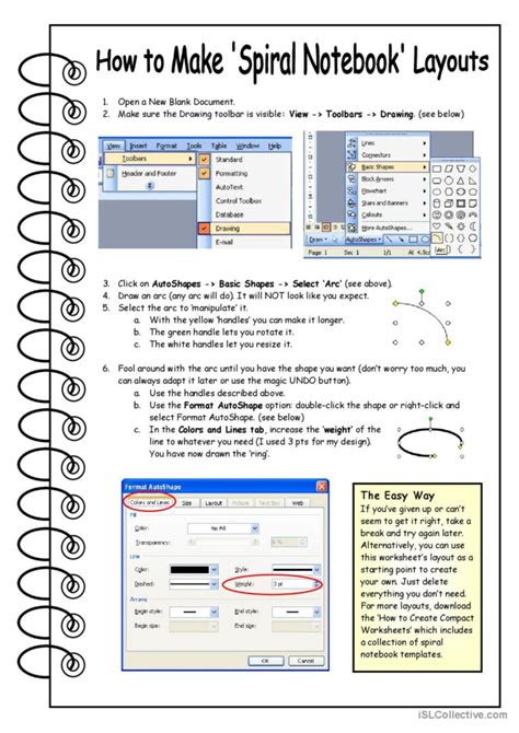 How To Make Spiral Notebook English ESL Worksheets Pdf Doc