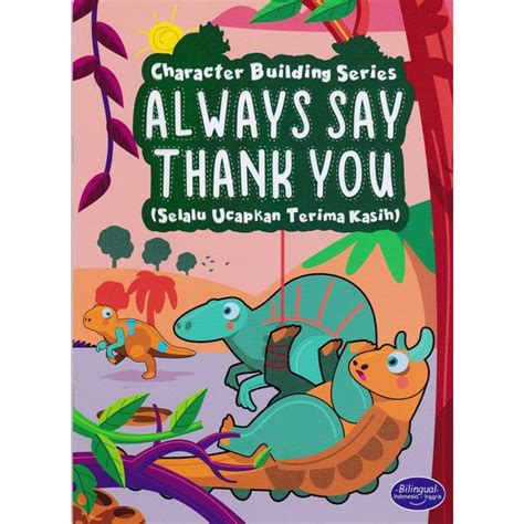 Jual Smm Character Building Series Always Say Thank You Shopee