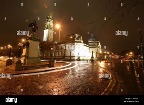 City Of Cardiff Wales Night View Of The Welsh National South African