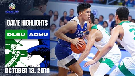 DLSU Vs ADMU October 13 2019 Game Highlights UAAP 82 MB