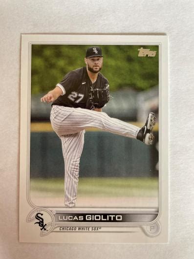 Lucas Giolito Ungraded 2022 Topps