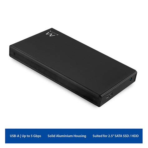 Caixa Externa Ewent 2 5 USB 3 2 Gen1 Preta EW7032