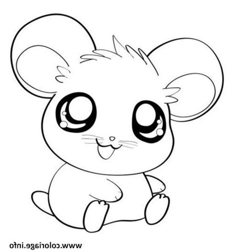 Coloriage à Imprimer Animaux Kawaii Impressionnant Image Coloriage