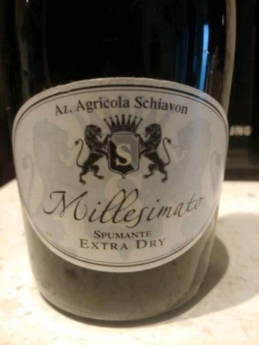 Schiavon Millesimato Spumante Extra Dry Vivino Australia