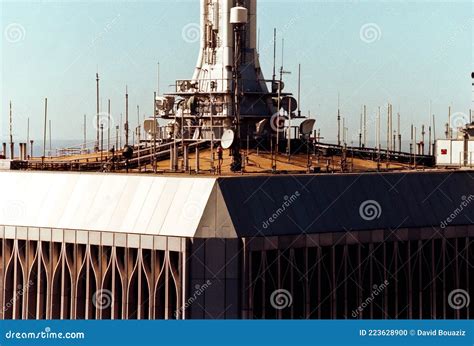 york twin tower roof world trade center editorial image image