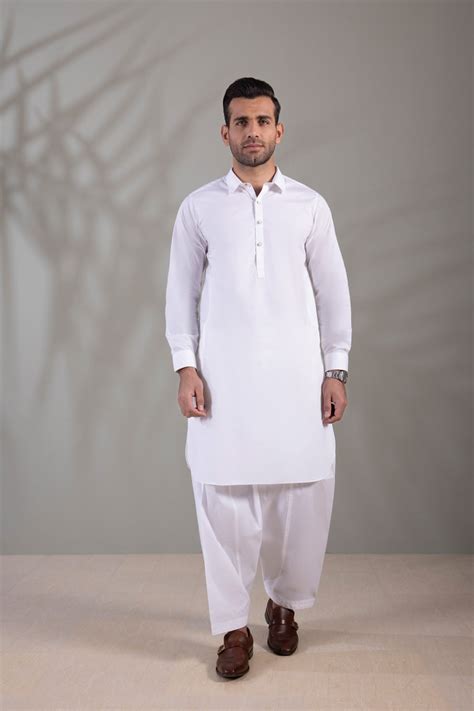 White Cotton Latha Suit Menswear Rilancio