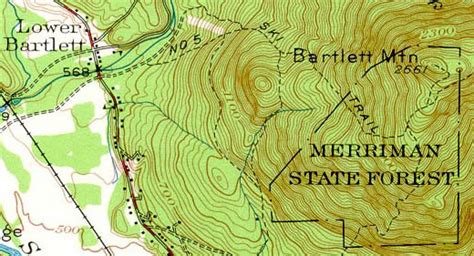 Bartlett Mountain, New Hampshire - New England's Alpine CCC Ski Trails