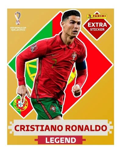 Figurita Extra Mundial Qatar Legend Cristiano Ronaldo Figuritas