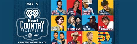 iHeart Country Music Festival Tickets | 5th May | Frank Erwin Center in ...