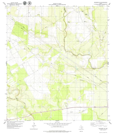 1979 Skidmore Tx Texas Usgs Topographic Map Historic Pictoric