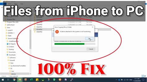 A Device Attached To The System Is Not Functioning IPhone Fix IPhone