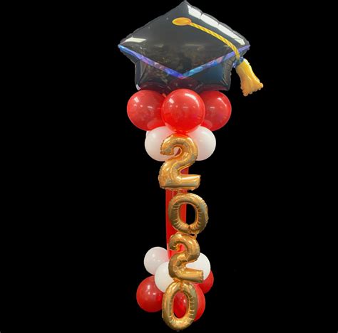 Freestanding Graduation Balloon Column The Brat Shack Party Store