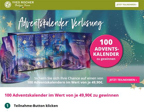 Adventskalender Yves Rocher Gewinnspiel Seri Se Gewinnspiele