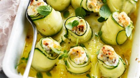 Rouleaux De Courgettes Ricotta Et Gorgonzola Facile Et Rapide