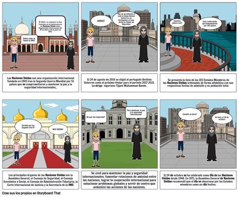 La Onu Storyboard Por Ee B