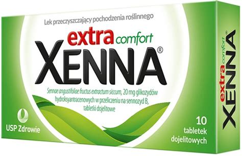 Xenna Extra Comfort Tabletek Ulotka Cena I Opinie Apteka