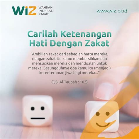 Carilah Ketenangan Hati Dengan Zakat Wahdah Inspirasi Zakat