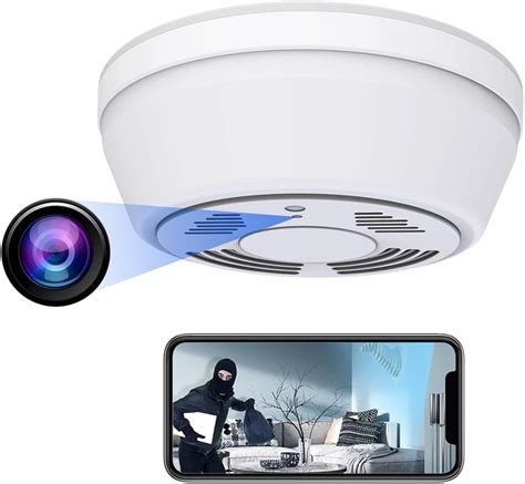 Hidden Camera Smoke Detector Spy Camera Days Standby Mini Hd