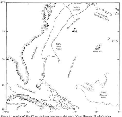 Figure 1 From Cretaceous Clay Mineralogy Of The Continental Rise Off