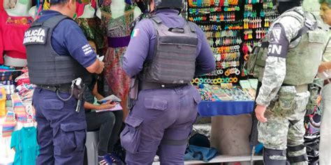 Polic A Municipal Y Guardia Nacional Refuerzan Vigilancia En El Centro