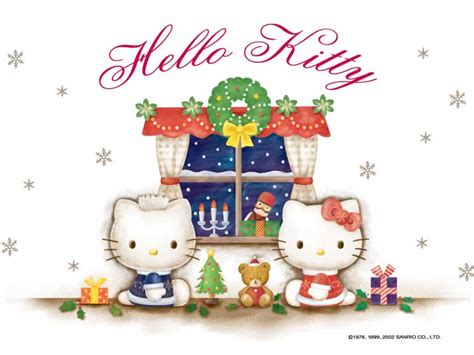 🔥 60 Hello Kitty Merry Christmas Wallpapers Wallpapersafari