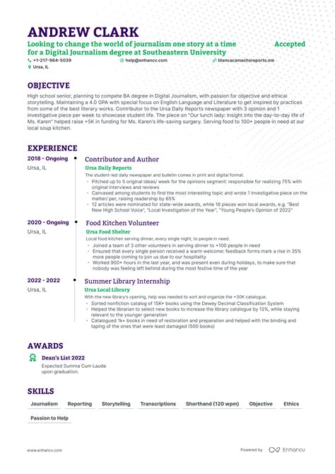 5 Scholarship Resume Examples Guide For 2024