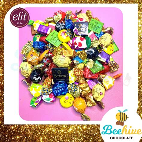 Elit Dark Milk Assorted Chocolate Candy 1pc [Halal]