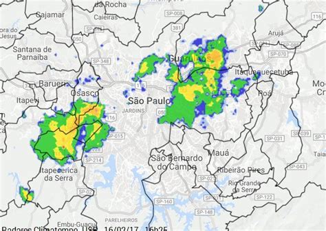 Chuva Forte Na Grande Sp Climatempo