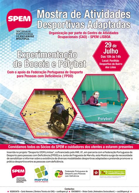 Fpdd Colabora Na Mostra De Atividades Desportivas Adaptadas Fpdd