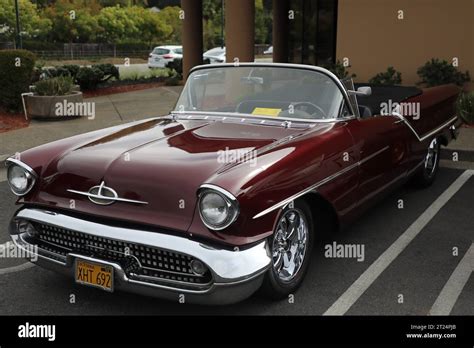 1957 Oldsmobile Convertible Stock Photo Alamy