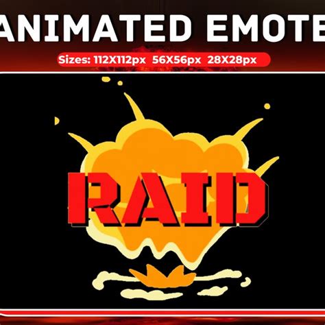 Twitch Animated Raid Emotes Etsy