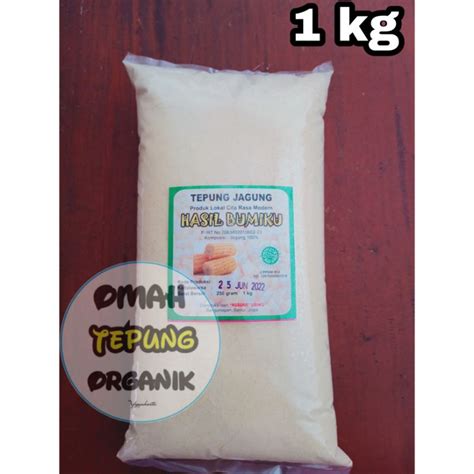 Tepung Jagung Organik Kemasan 1 Kg Corn Powder Organic 1 Kg Corn Flour Organic Tepung Mpasi