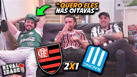 React Flamengo 2x1 Racing Melhores Momentos Gols Libertadores