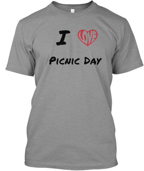 I Love Picnic Day Shirts Customise T Shirt T Shirt