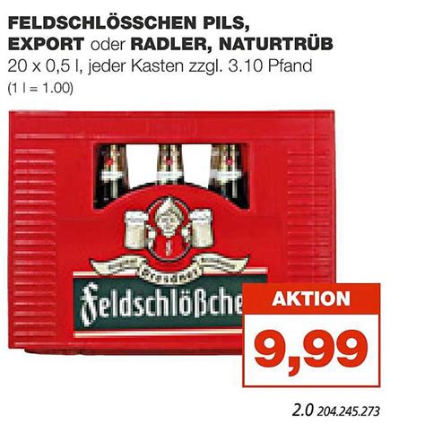 Feldschlösschen Pils Export Oder Radler Naturtrüb Angebot bei Real