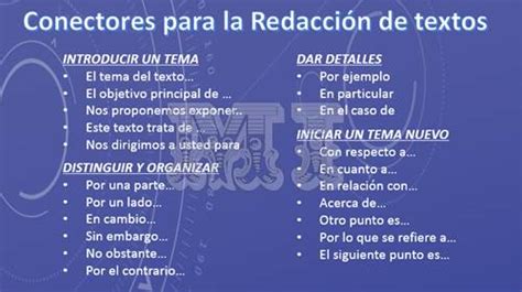 Conectores Para La Redacción De Textos Más Interesantes